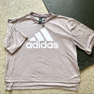 Adidas Badge of Sport Burnout Graphic T-Shirt M